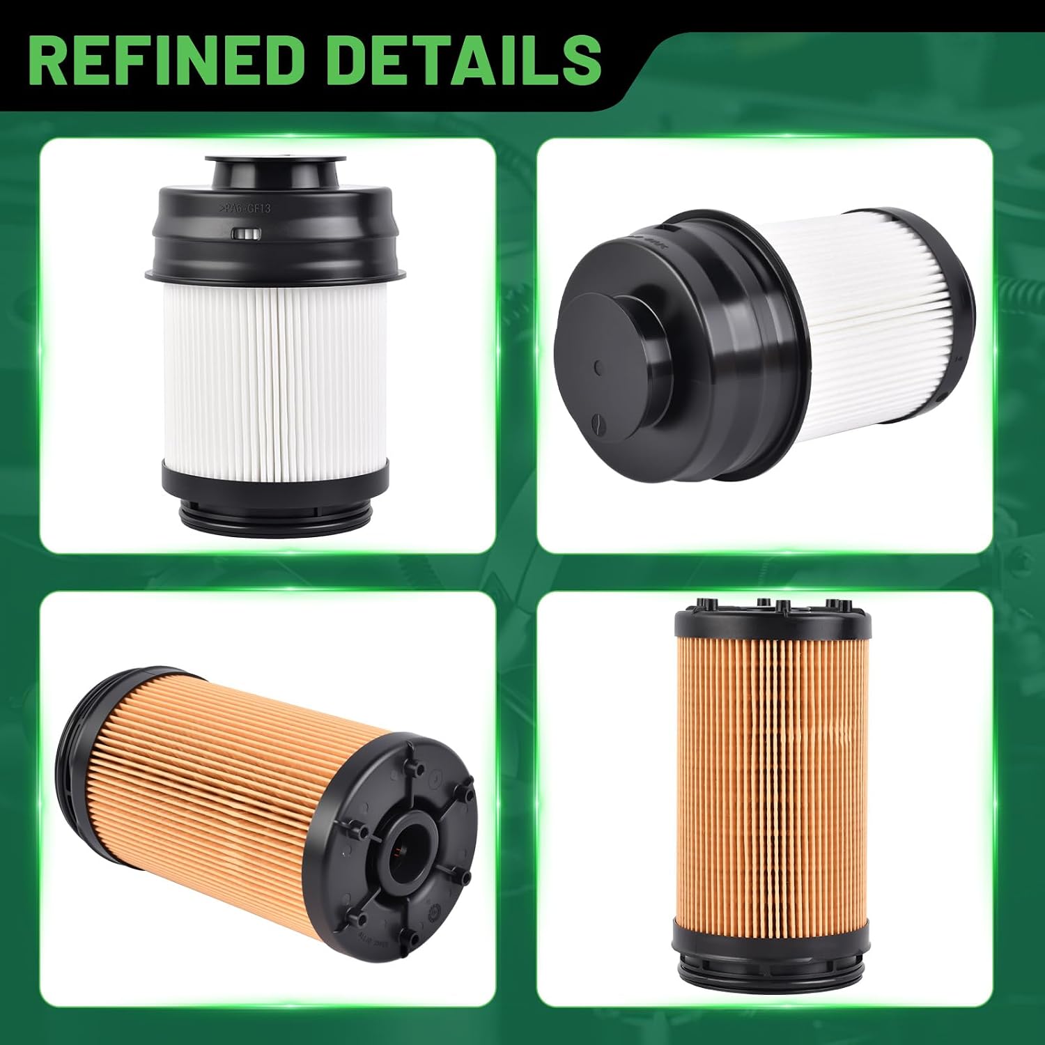 68677800AA Fuel Filter Water Separator and Oil Filter Kit, Fit for 2025 2026 Ram 2500 3500 4500 5500 6.7L Cummins Turbo Diesel Engines