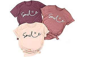 Blissful Beam: Smile T-Shirt, Unleash Your Inner Joy!