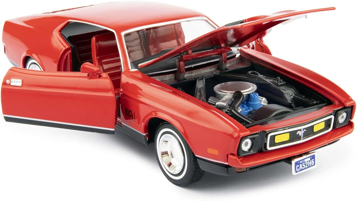 JAMES BOND 1971 FORD MUSTANG MACH 1 1/24 MODEL CAR "DIAMONDS ARE FOREVER" EDITION BY MOTORMAX 79851