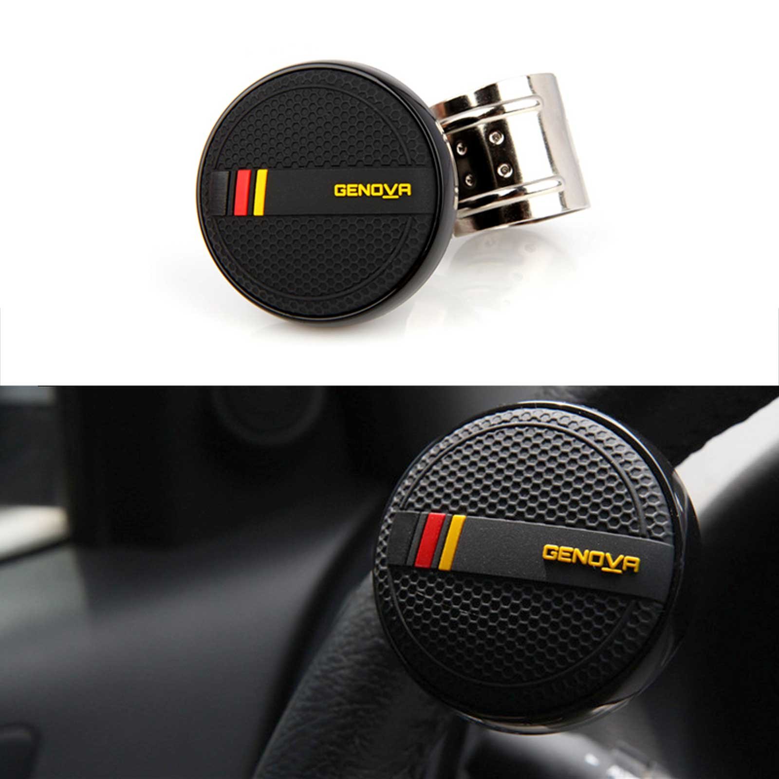 Amazon | Genovaメッシュ電源ハンドル車ステアリングホイール自殺