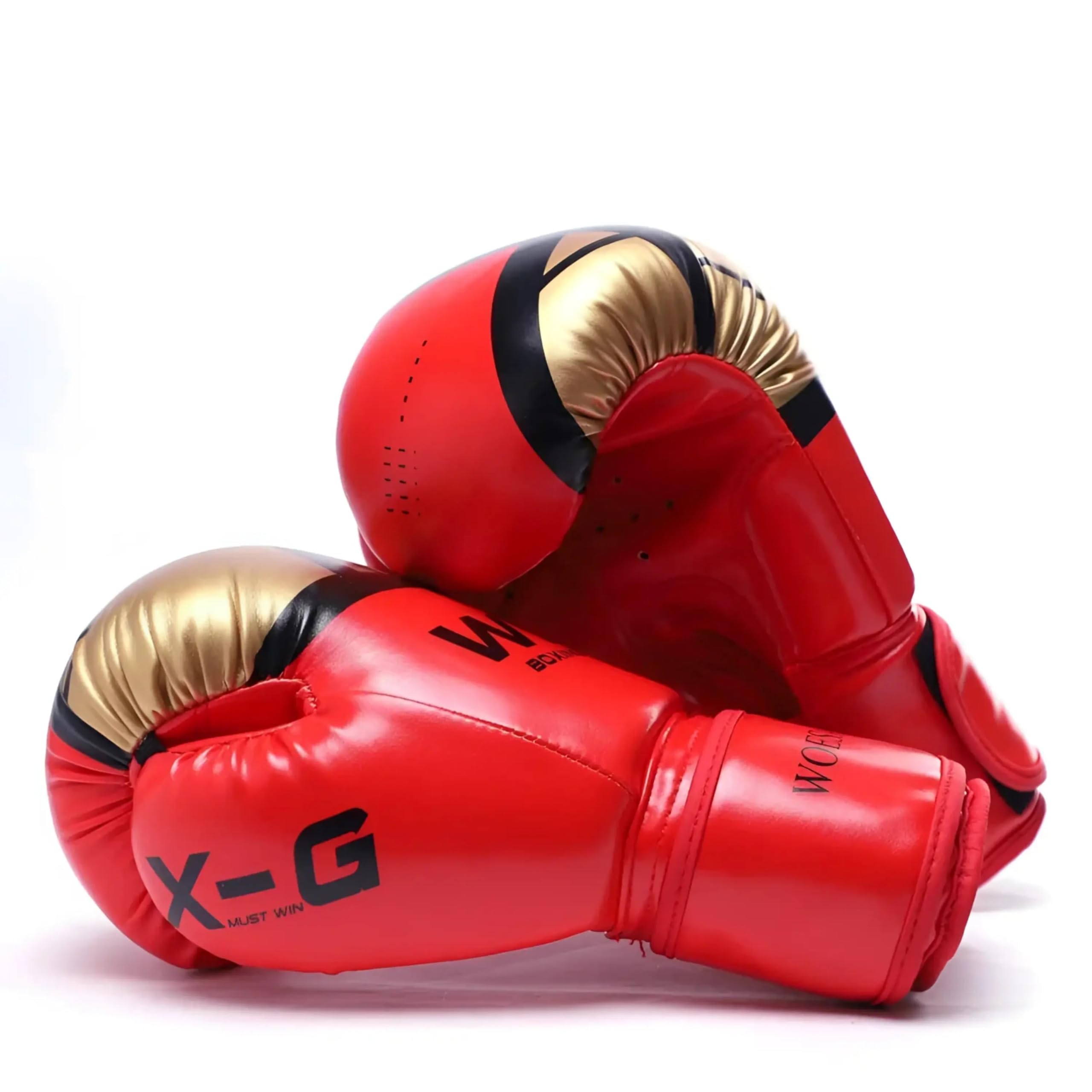 Boxhandschuhe, Verschiedene Größen und Farben, aus strapazierfähigem Kunstleder, extra Dicke Polsterung