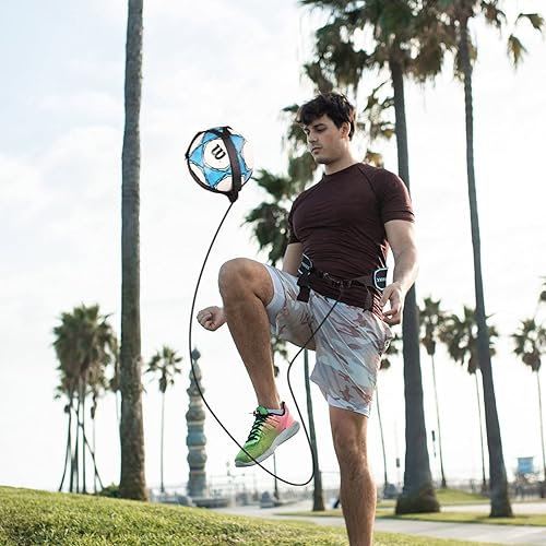 Miniatura 8 de Sportout Equipo de entrenamiento de voleibolfútbol, entrenador individual, cinturón ajustable para niños y adultos