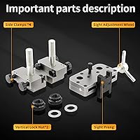 Vista 7 de Sight Pusher Tool for Handguns Heavy Duty Pistol Sight Pusher Tool Maintenance and Sight Adjustment Removal Tool Grey