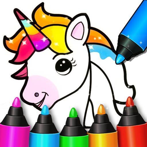 Kids Coloring Games. Learn coloring and drawing in art games.Meet the ...