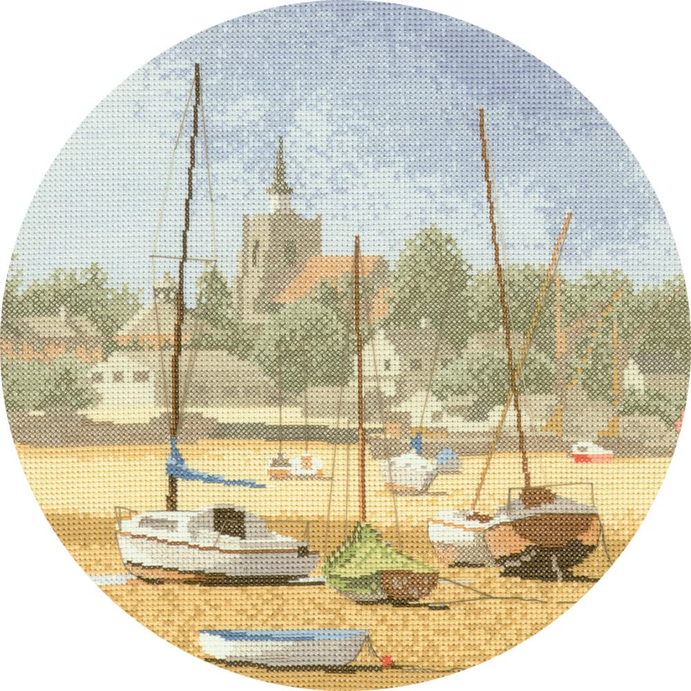 Heritage Crafts Multicoloured Cross Stitch Kit - High And Dry - Aida - John Clayton Circles