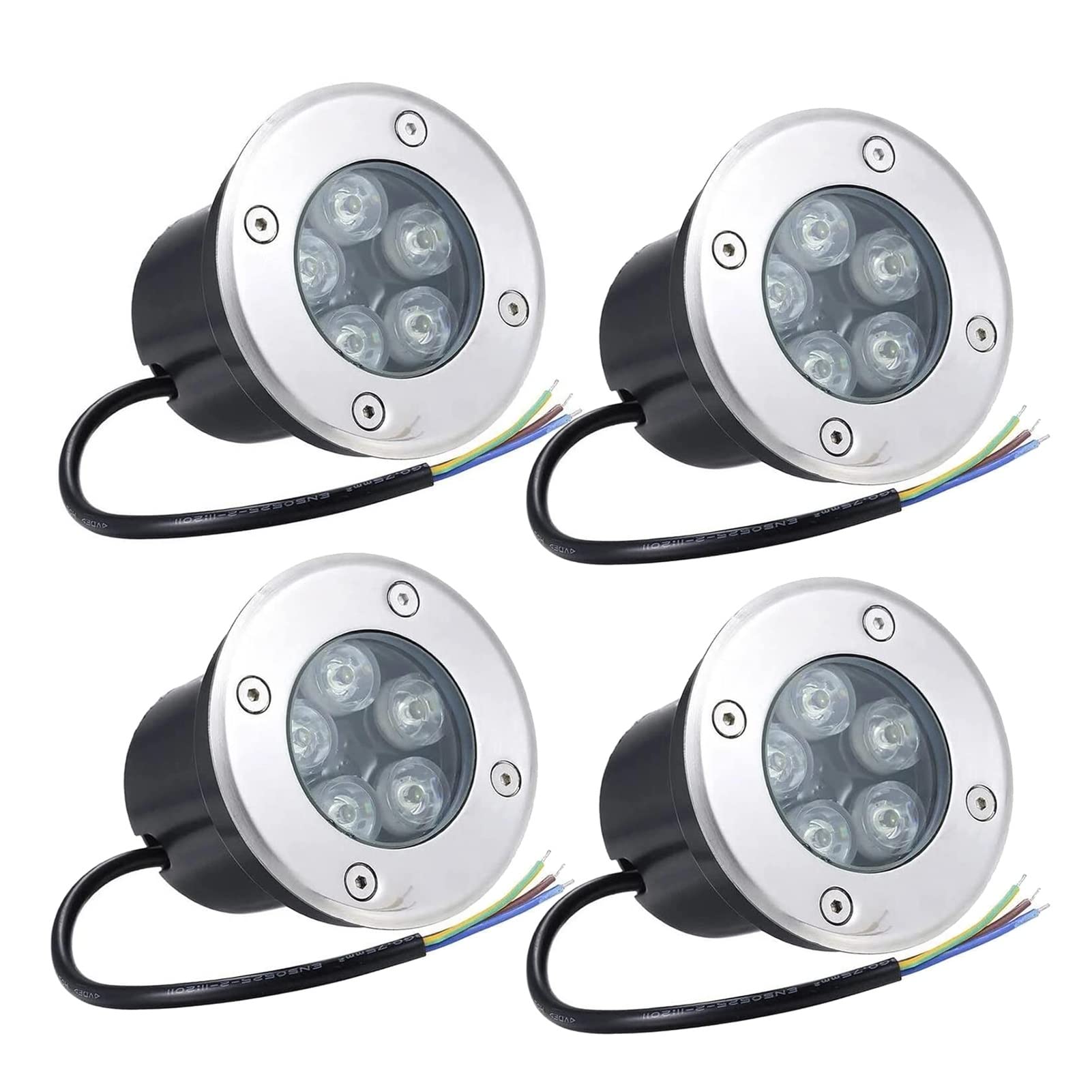 Spot LED encastrable sol IP67 étanche pour un éclairage de jardin résistant aux intempéries