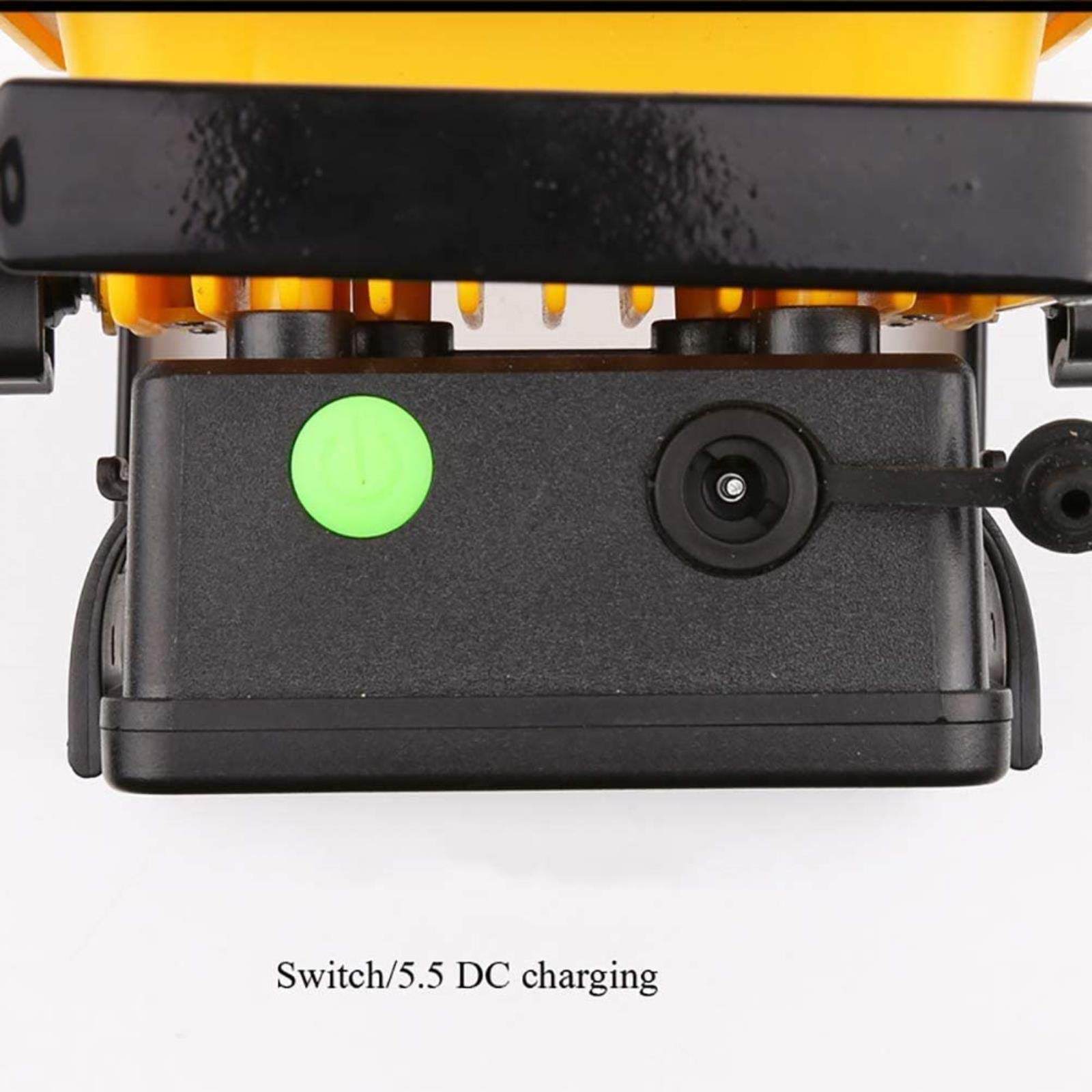 Luz de trabajo LED recargable portátil, 20 W, 500 lm, luz de inundación brillante con soporte, IP65 impermeable para acampar al aire libre, pesca, uso de emergencia