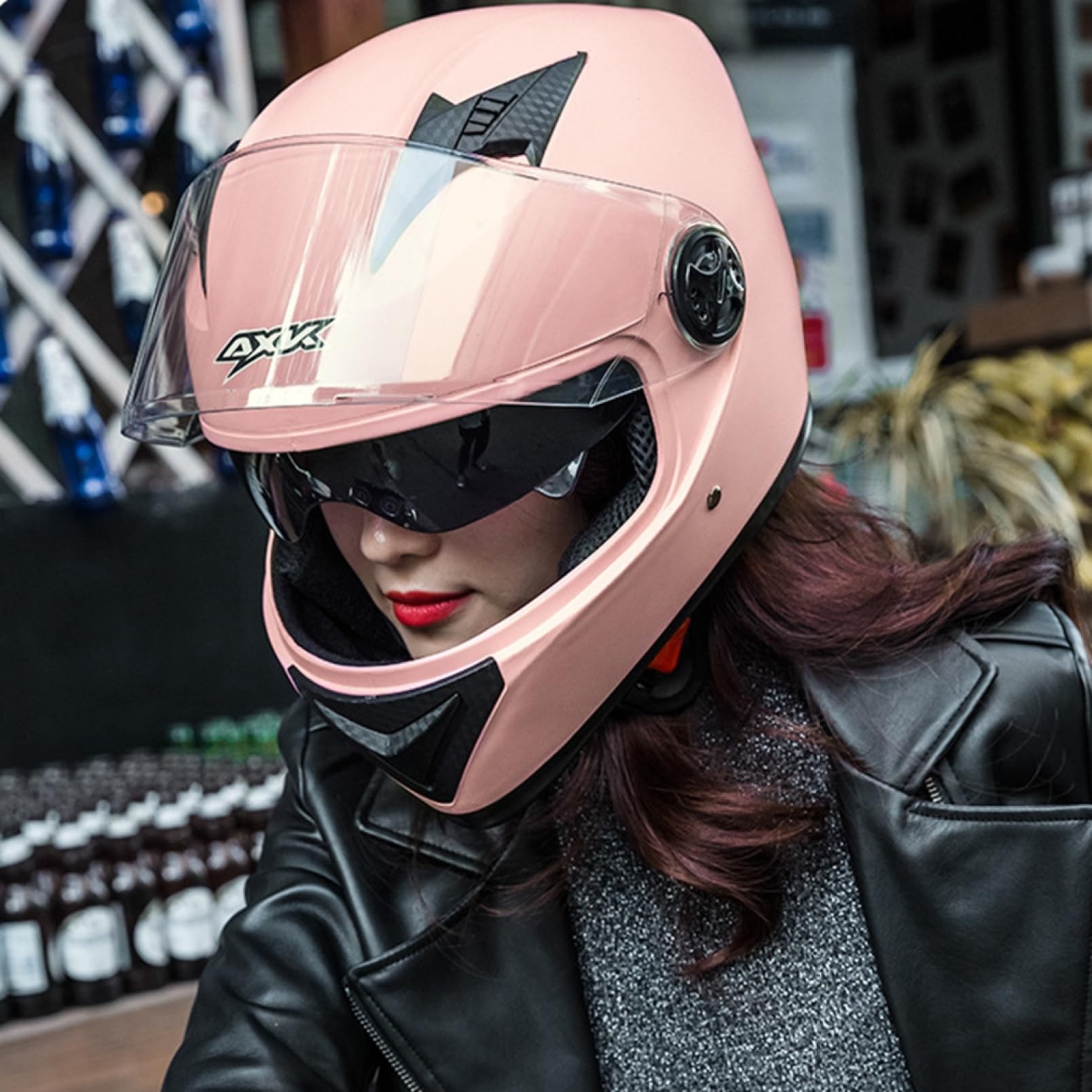 Amazon.co.jp: [Noopior]フルフェイス ヘルメット バイクヘルメット