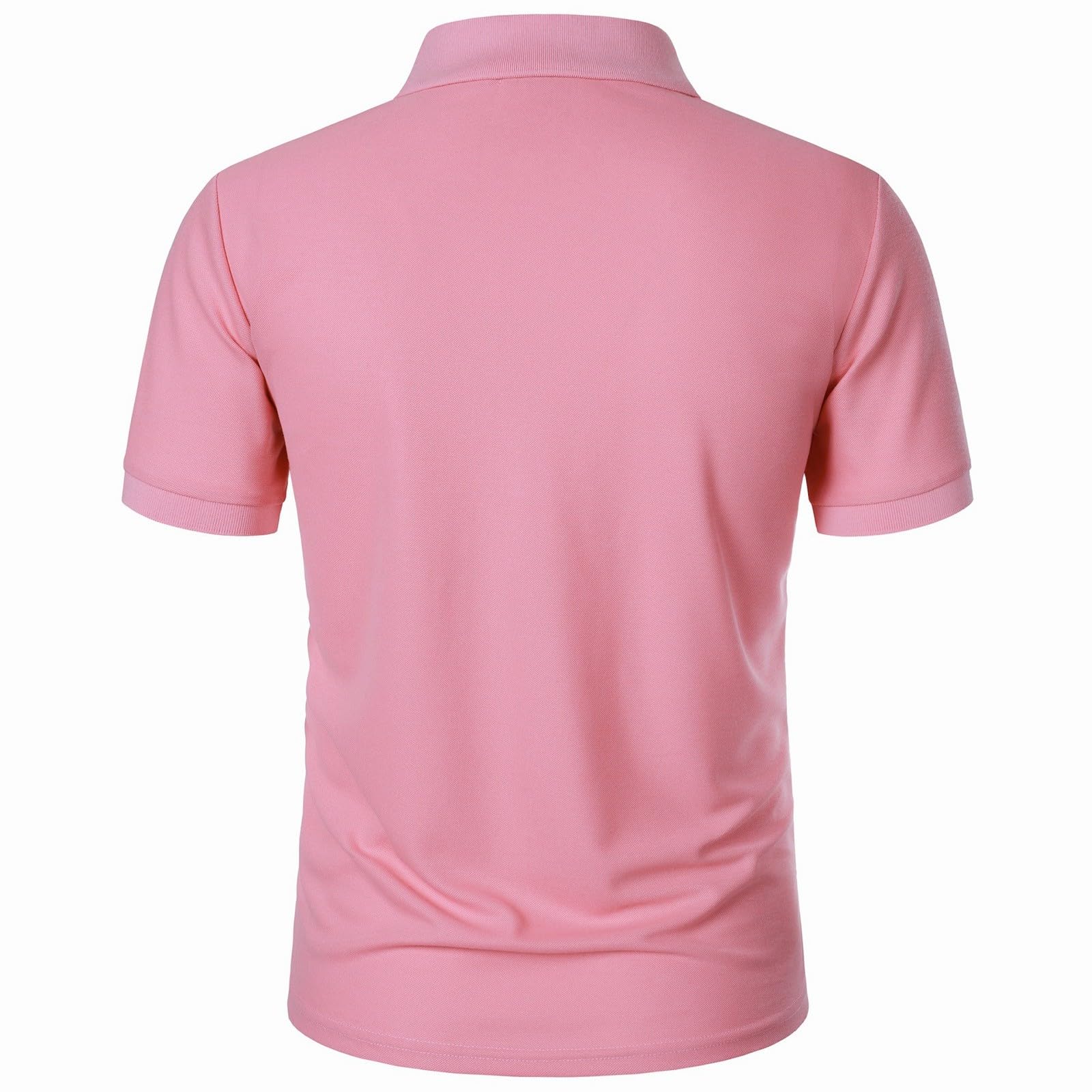 MOKBAY Polo Hombre Manga Corta Elásticas Gym Running Deportivo Basica Camisetas Manga Corta Hombre Verano Casual Fitness Slim Fit Camisas