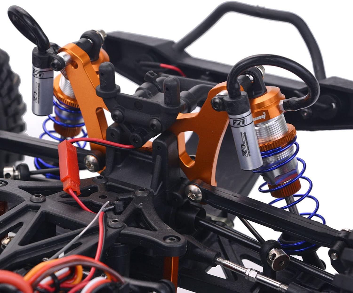 Alloy Chassis Racing 1/10 DBX 103 AWD Remote Control Off Road Car Wheelie Bar Version Metal Gears Internal Roll Cage RTR Hobby Grade Model for Adult(Black)