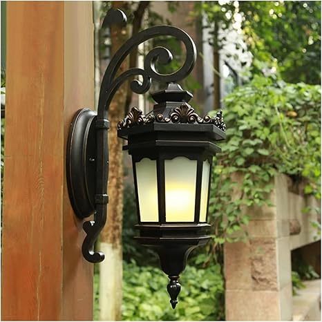 Generic lamp Wandlamp LED-buitenverlichting Compatibel met deuropening veranda Villa Garden V-intage buitenwandlampen, hanglampen lamp