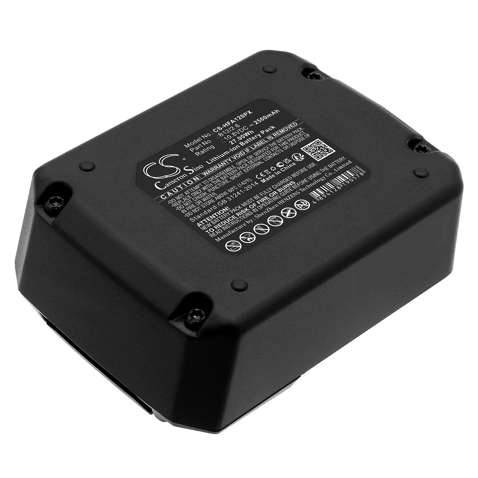 TECHTEK Batteria 2500mAh compatibile con [HILTI] PM 40-MG, PR 2-HS A12, PR 3-HVSG, 3-HVSG A12, 30-HVS 30-HVSG SF 2-A, SF 2-A12, 2H-A, 2H-A12, SFD 2-A, SFD 2-A12, SFE SID SL SR sostituisce 2077977, B1