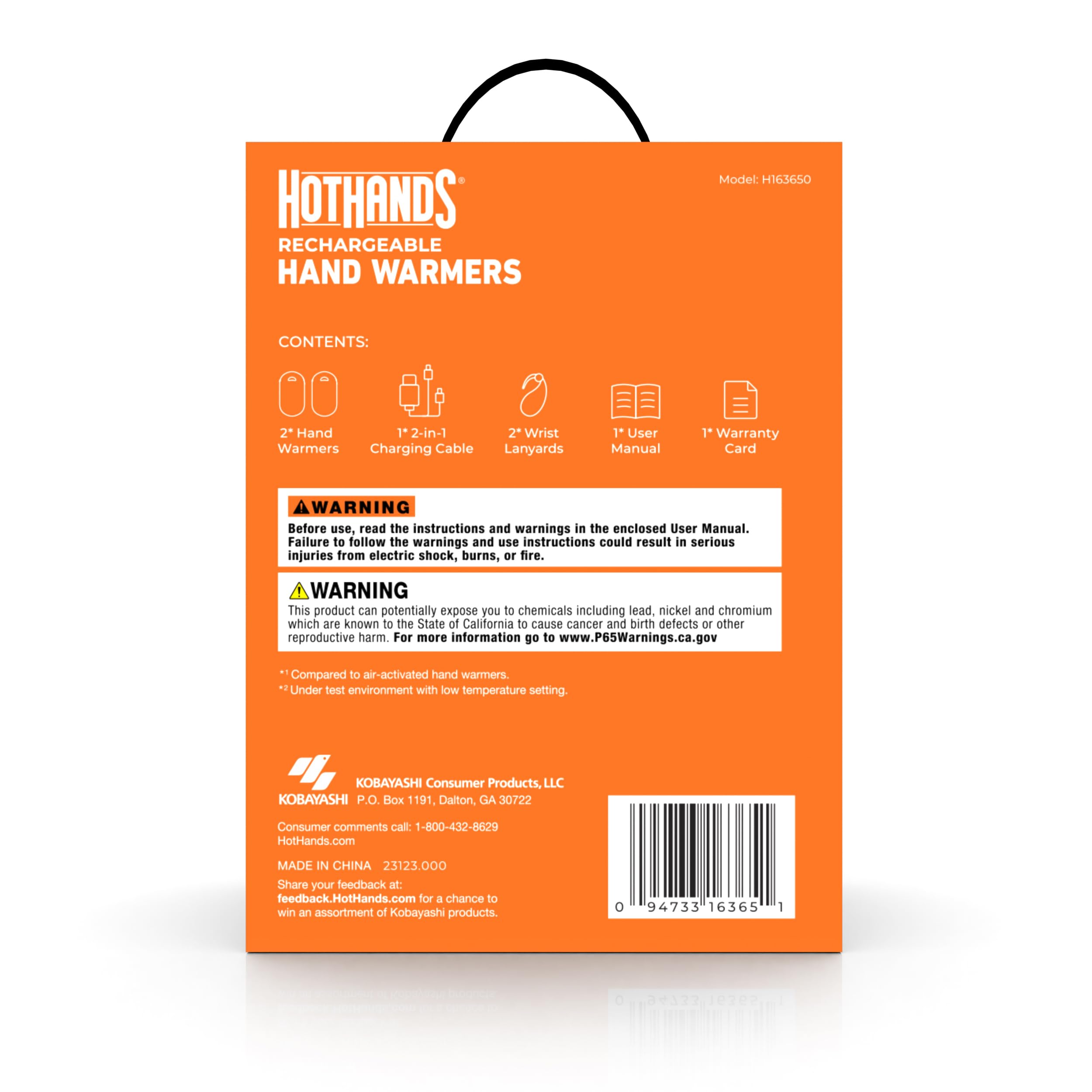 HotHands Chauffe-Mains Rechargeables