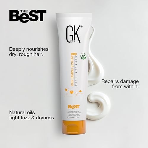 Miniatura 6 de GK HAIR Global Keratin The Best 34 onzas líquidas 34fl oz tratamiento capilar suavizante con queratina alisado profesional de complejo brasileño