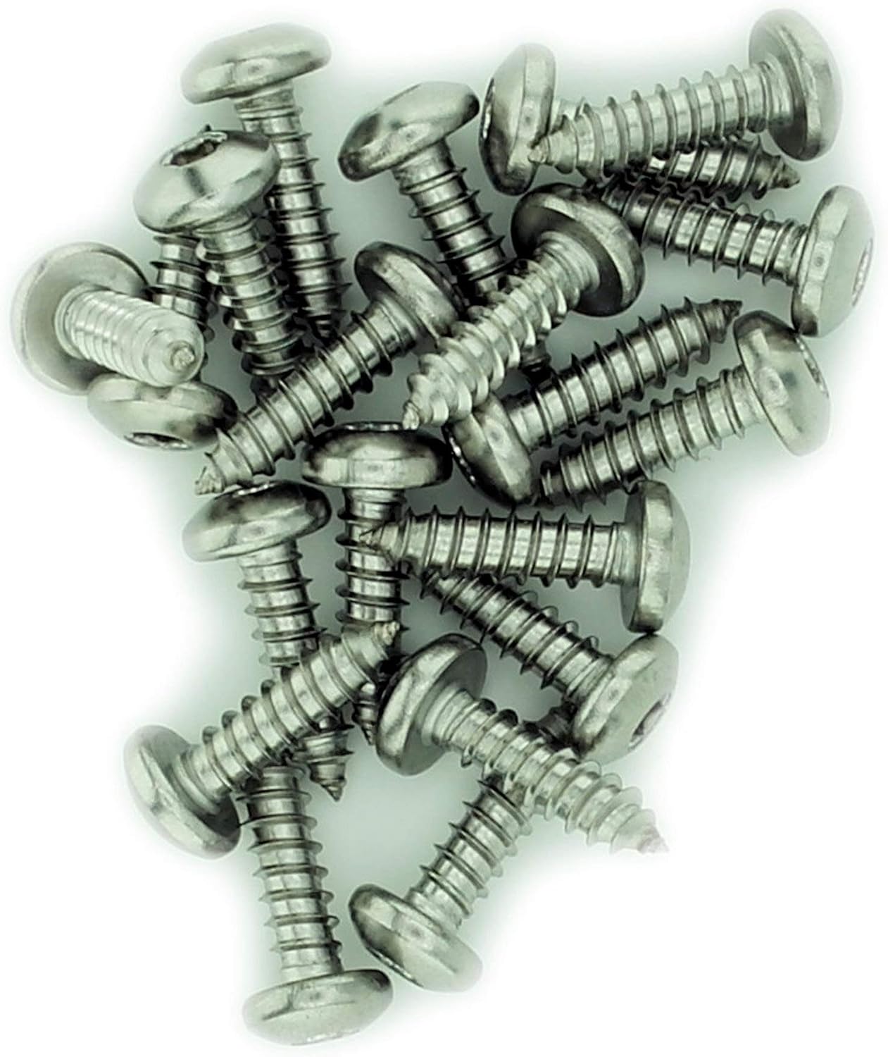 No.14 x 1.25 (6.3mm x 32mm) TX Pan Self-Tapping Screw - Stainless Steel (A2) (Pack of 20), 6.3x32 - A2 (20)