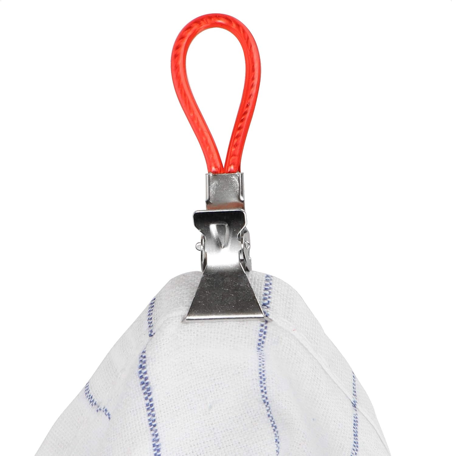 COM-FOUR® 20x towel holder clips made of plastic and chrome-plated metal, colorful clips for towels washcloths, bath sponges - Image 5