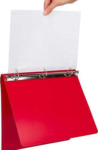 Miniatura 4 de Five Star Papel de hojas sueltas + aplicación de estudio, papel de cuaderno de relleno con rayas gráficas, reforzado, combate el sangrado de tinta,