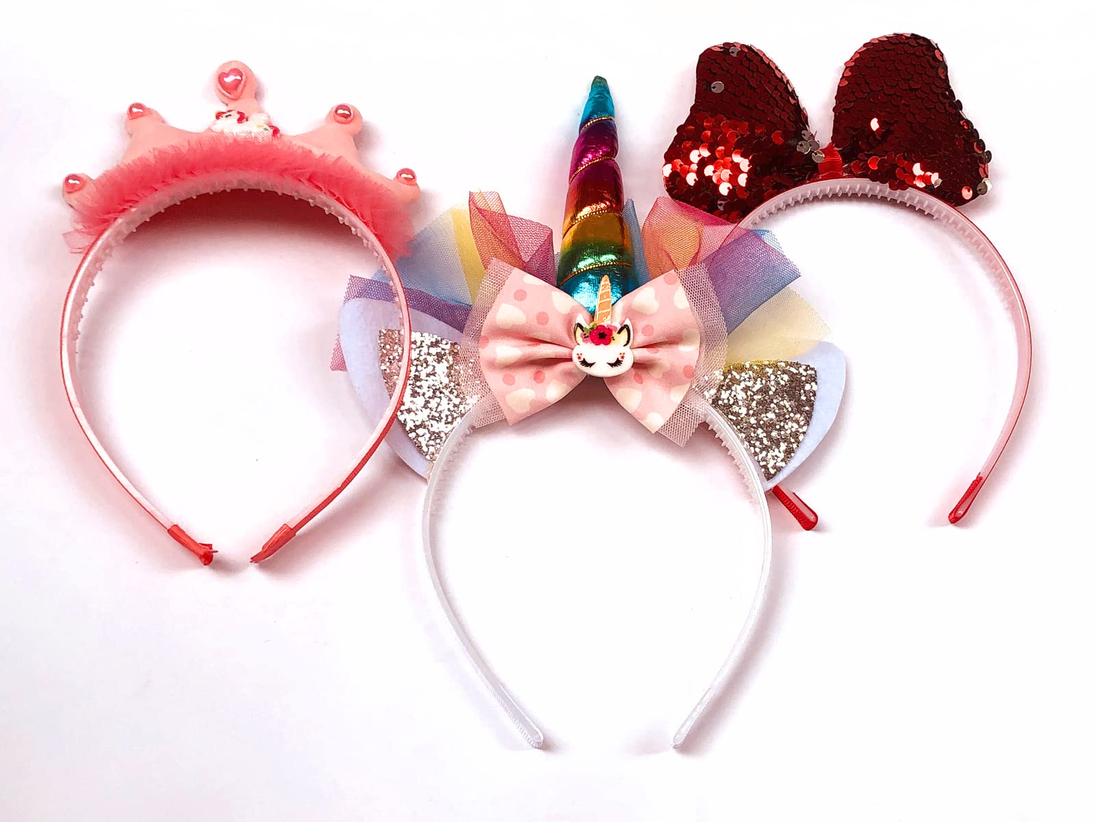 Samyak 3 Pcs Hair Bands For Kids Girls Unicorn Mermaid Sequin Cartoon Characters Sparkled Fancy Hair Accessories For Children (B0BWNR921T) Amazon Price History, Amazon Price Tracker