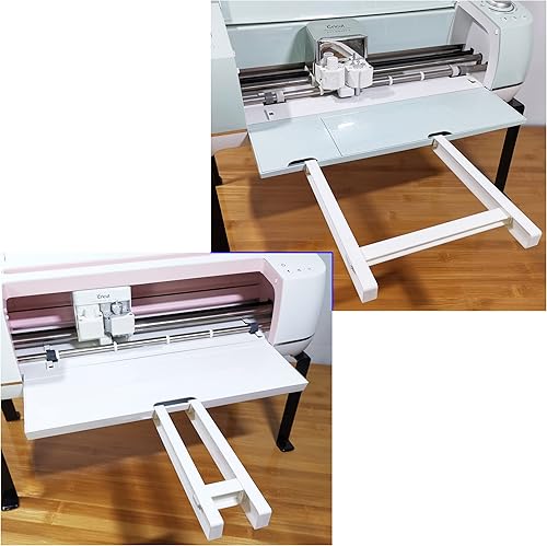 Bandeja de extensión compatible con Cricut Maker 4 / Maker3 / Maker y Explore Air 4 / Air 3 / Air 2 / Air, soporte extensor de alfombrilla de corte