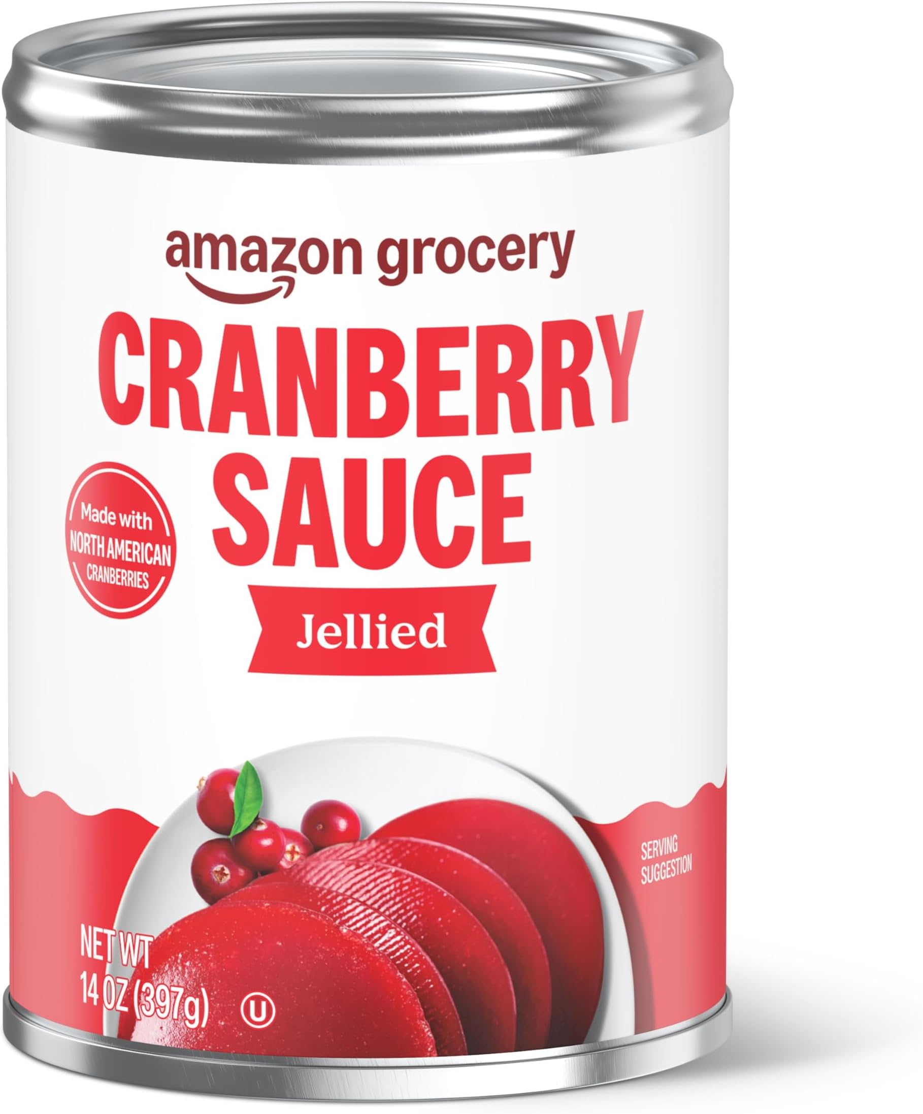Amazon Grocery, Jellied Cranberry Sauce, 14 Oz