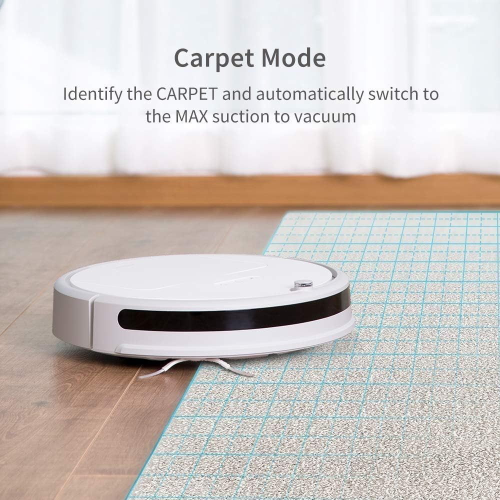 roborock E2 Robot Vacuum Cleaner, Internal Route Plan with 1800Pa Strong Suction, Carpet Boost, APP Total Control, Ideal for Pets and Larger Home