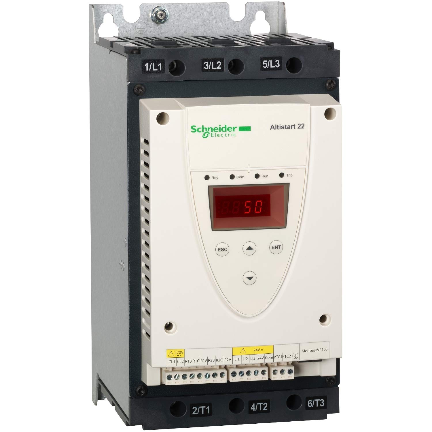 Schneider Electric Altistart Soft Starter for Asynchronous Motor Control, 230 to 440V Rated Supply, 18.5 to 37kW Motor Power