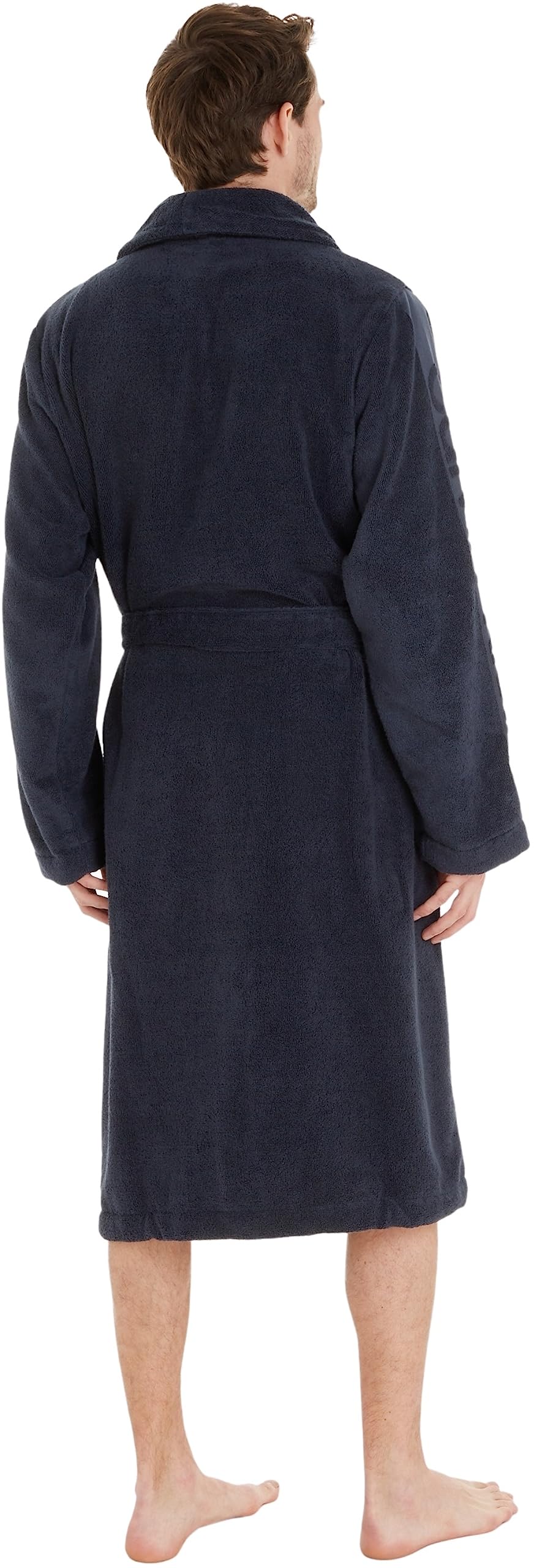 Calvin Klein Robe Szlafrok Mężczyźni, Niebieski (Blue Shadow 8sb), S-M
