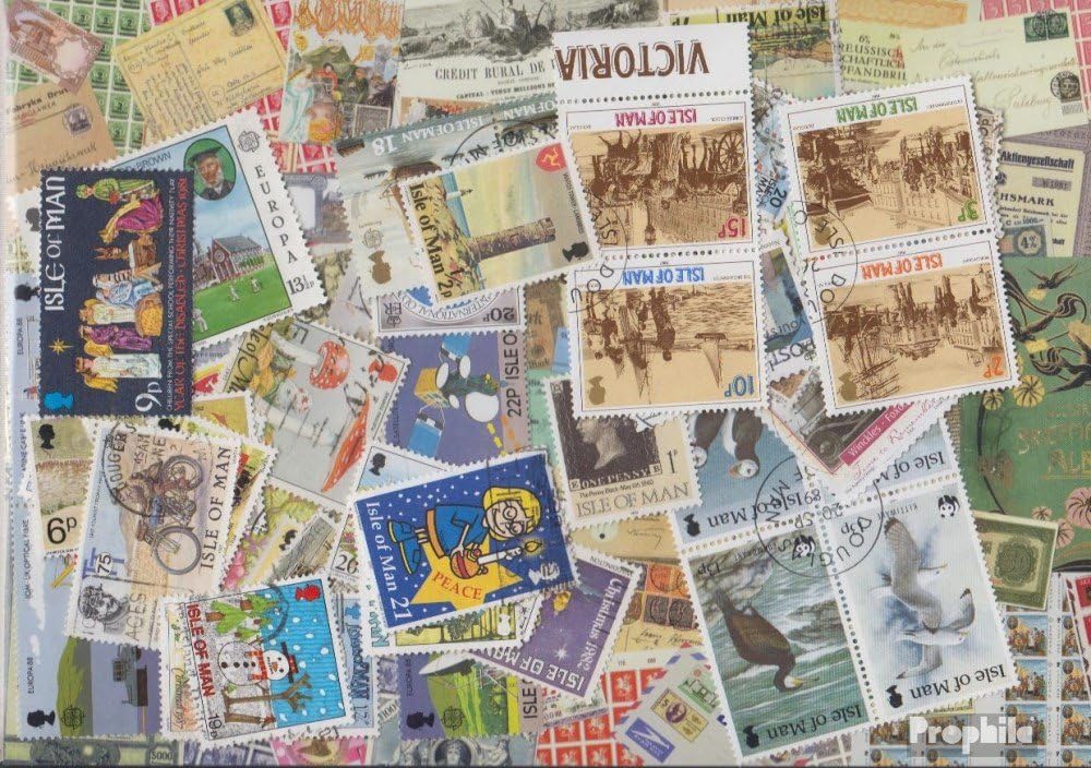 United Kingdom - Isle of Man 1.500 Various Stamps (Stamps for Collectors)