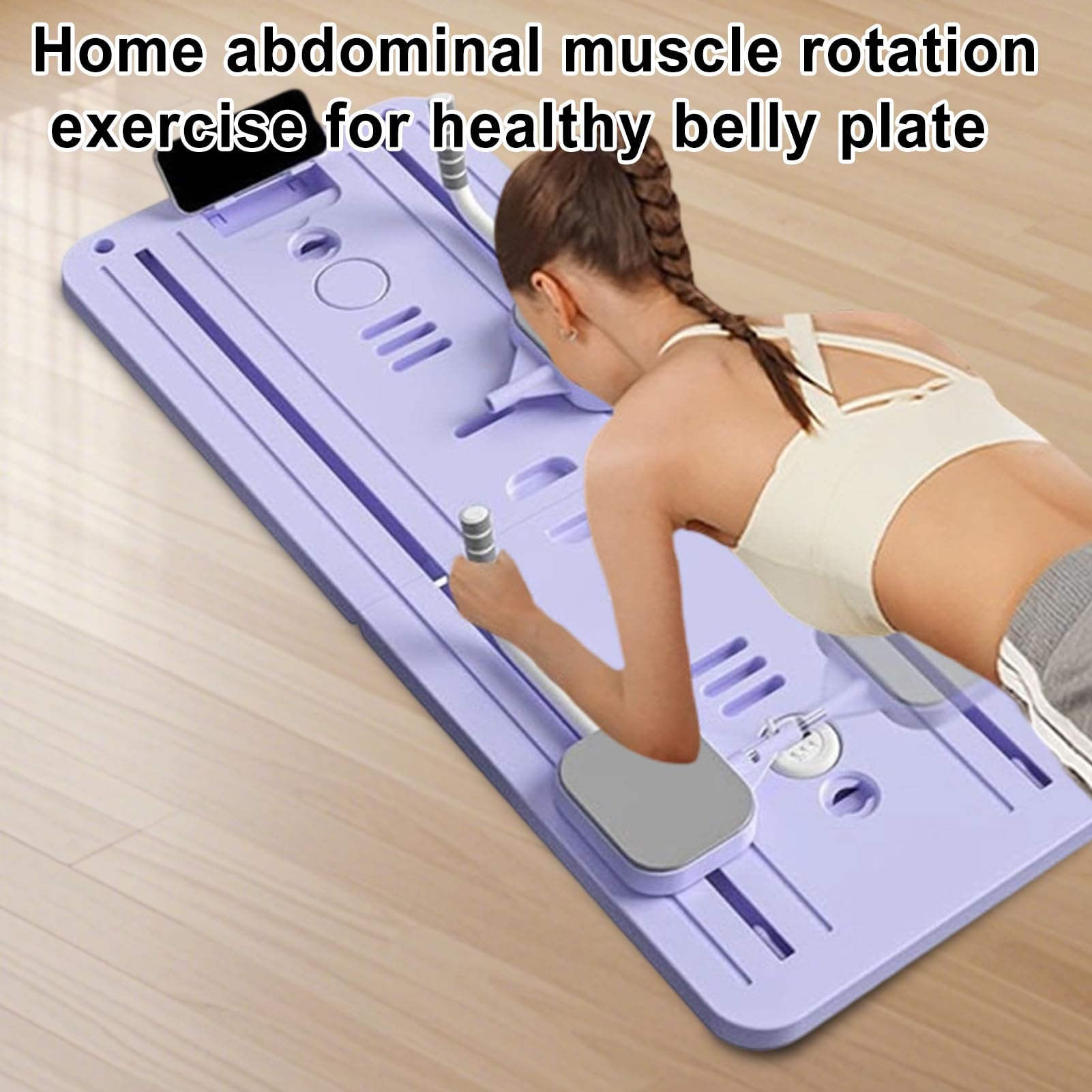 Pilates Reformper - Pilates Board Reformer Set | Home Pilates Reformper | Tavola Riformatore Pieghevole Pilates | Attrezzature Di Allenamento Multiuso Con Bande Allenatore Di Base Per Il Co