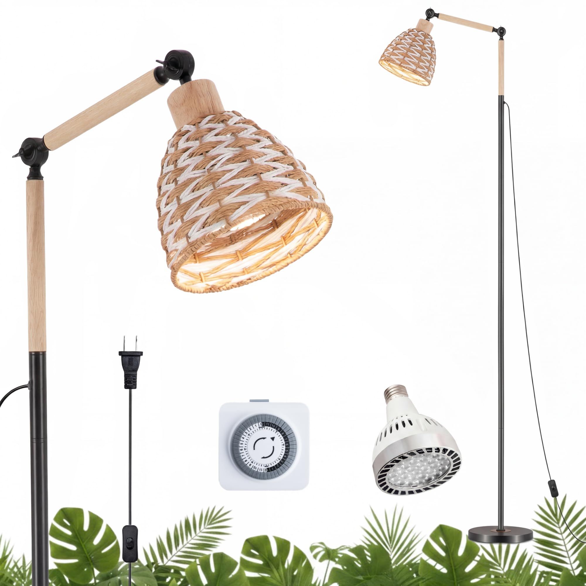 Photo 1 of ZorpOrigin Standing Grow Light, 30W LED Lamp