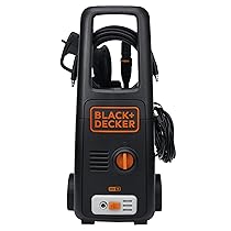BLACK+DECKER BW15-IN 1500Watt 120 Bar, 390 L/hr Flow Rate Pressure Washer