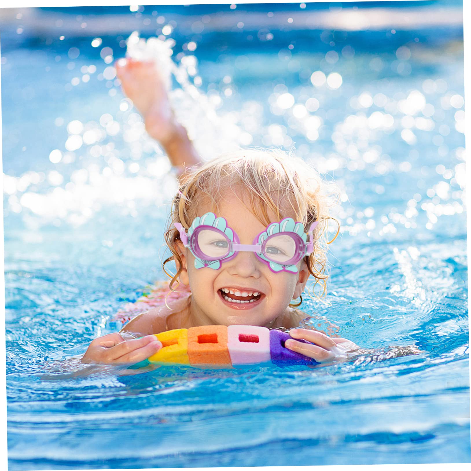 Toddmomy 3 Pièces Lunettes De Natation Pour Enfants Lunettes De Plage Lunettes De Mer Lunettes De Mignonnes Lunettes Pour Enfants 6-14 Ans Pc Tout-petit Masque Plongée