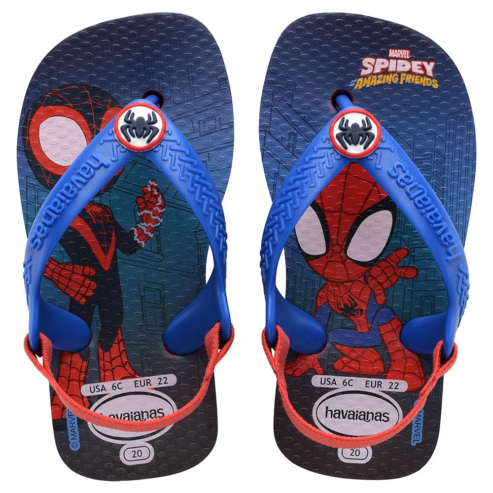 Havaianas Baby Marvel Unisex baby FlipFlop Ruby Red 6.5 UK Child