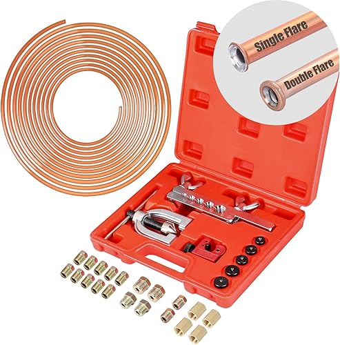 Miniatura 7 de Kit de línea de freno de 316 pulgadas, línea de freno recubierta de cobre de 25 pies y 316 pulgadas (con 16 accesorios de línea de freno y 4 uniones