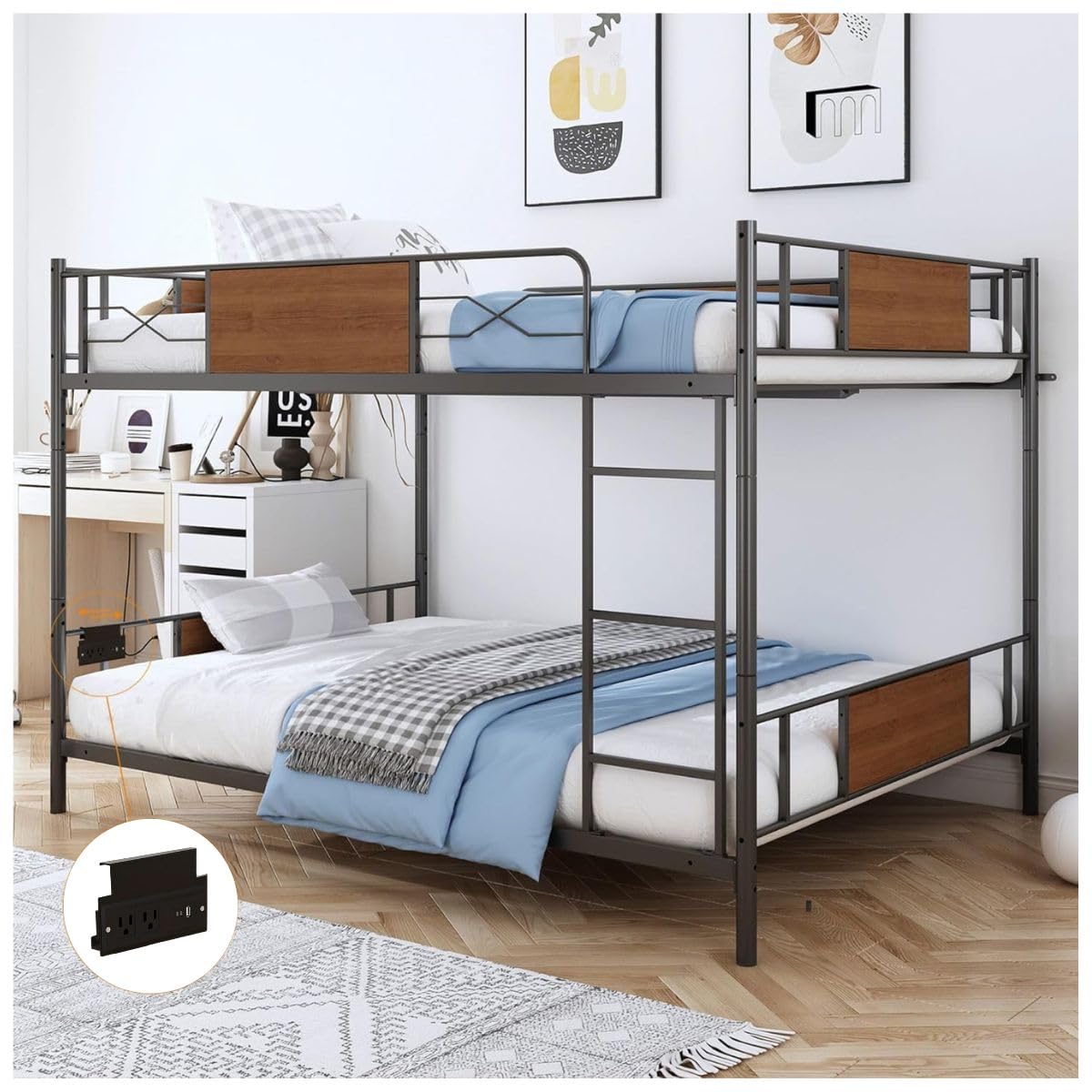 FABATO Bunk Bed in a bedroom setting