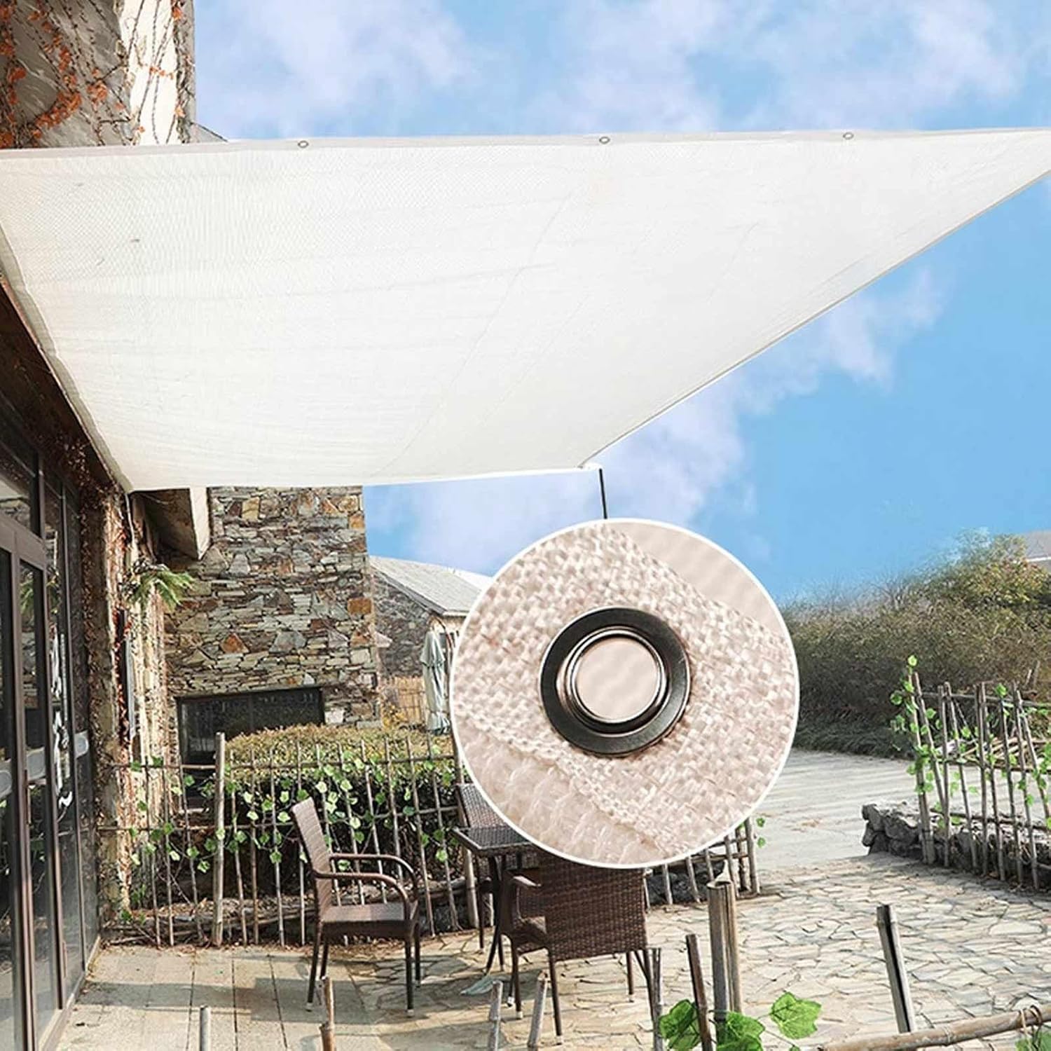 80% White Shade Cloth, HDPE Sunblock Shade Net, Garden Mesh Tarp 1x2.0m 2x2.0m 2x3.0m 2x4.0m UV Resistant Netting for Flowers Plants Patio Garden(3.3'x6.6'(1.0x2.0m))