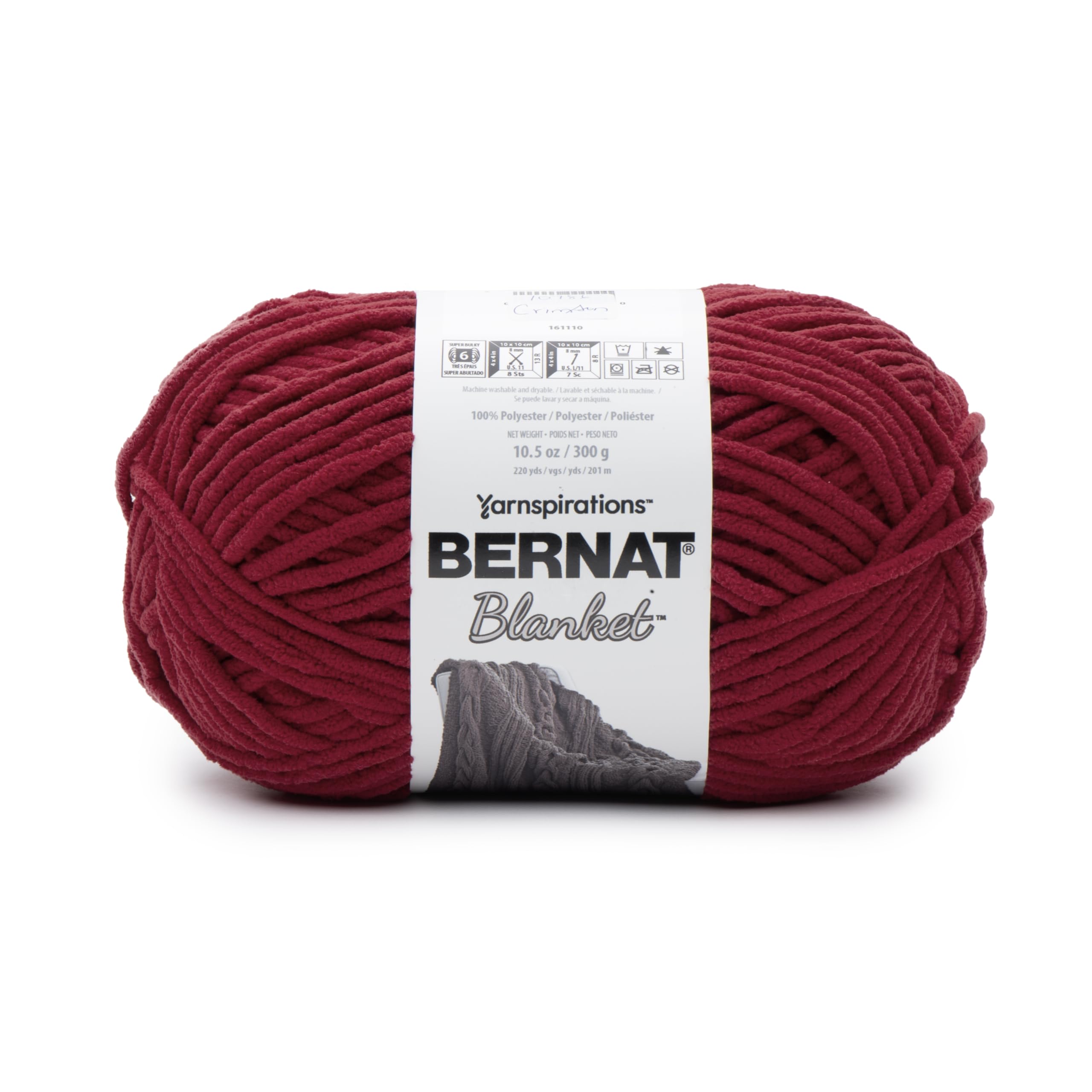 Bernat Blanket BB fil Crimson pour créer un plaid de canapé cocooning