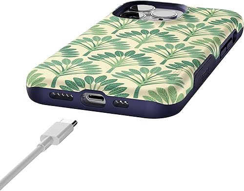 Vista 773 de Casely iPhone 13 Pro Case Compatible with MagSafe Blue Marble Case