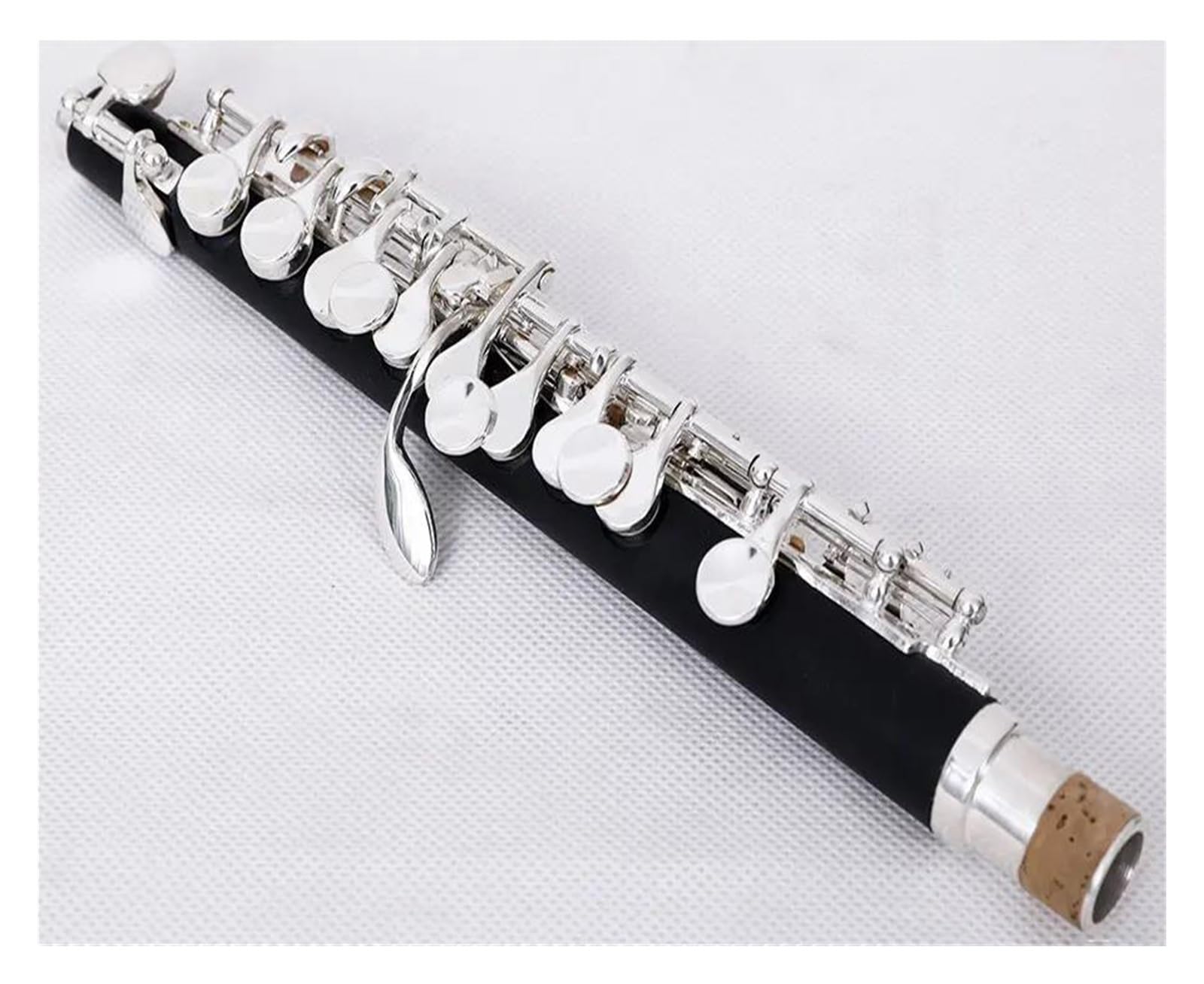 Flauta adultos Piccolo C Key Cuproníquel Flauta De Tamaño Medio Chapado En Plata Material Del Cuerpo Baquelita