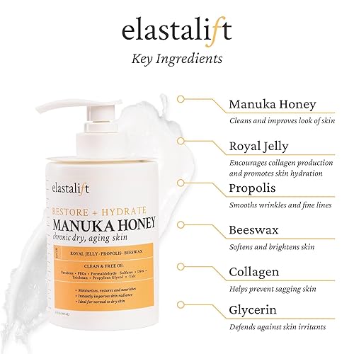 Miniatura 9 de Elastalift Crema corporal de colágeno hidratante para levantar reafirmar y apretar la piel Crema antienvejecimiento para el cuidado de la piel