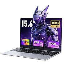 FUNYET Pc Portatile 15.6 Pollici 16GB RAM 2*DDR3 512GB SSD, 2 nuclei Processore M3-6Y30 Laptop, Fino a 2,2 GHz, Win 11 Notebook con FHD 1920×1080, 5000mAh, Wi-Fi 5, BT4.2, USB 3.0, mini HDMI, Typc-C