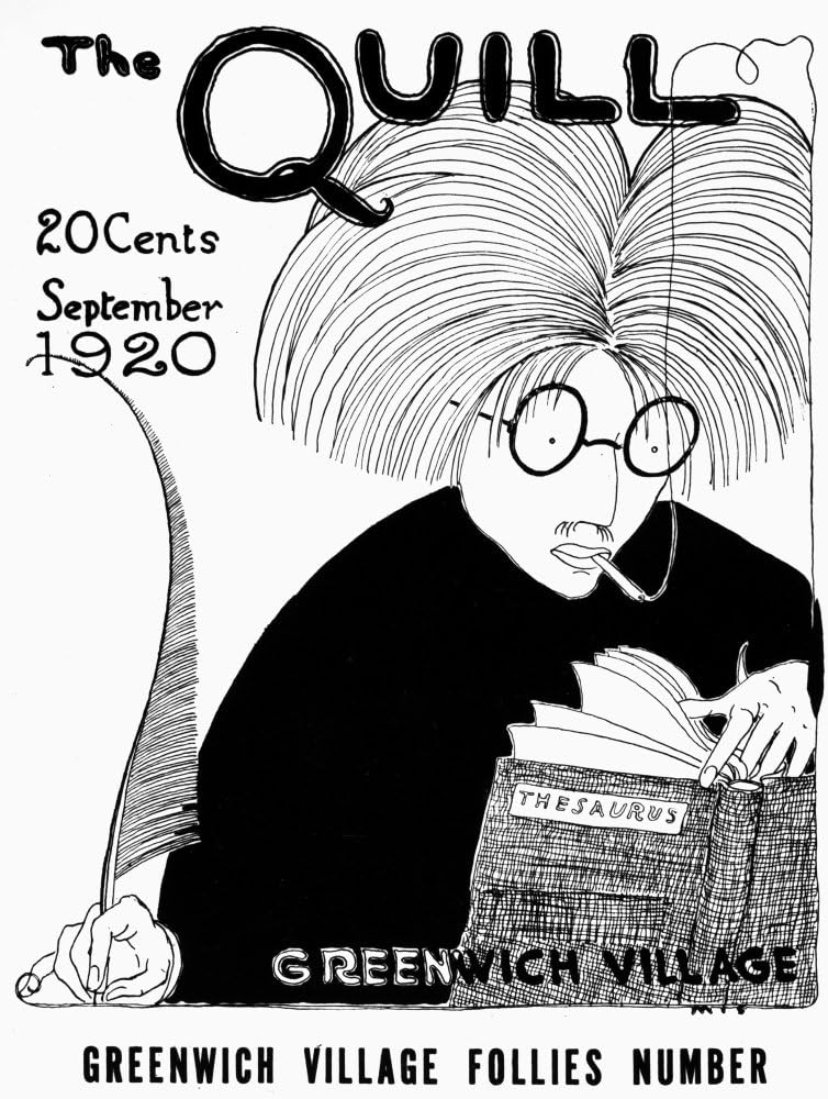 Quill Magazine 1920 Ncover Of The September 1920 Issue Of The Quill A Literary Magazine Founded 1917 In Greenwich Village New York By Arthur Harold Moss And Harold Hersey Poster Print by (24 x 36)