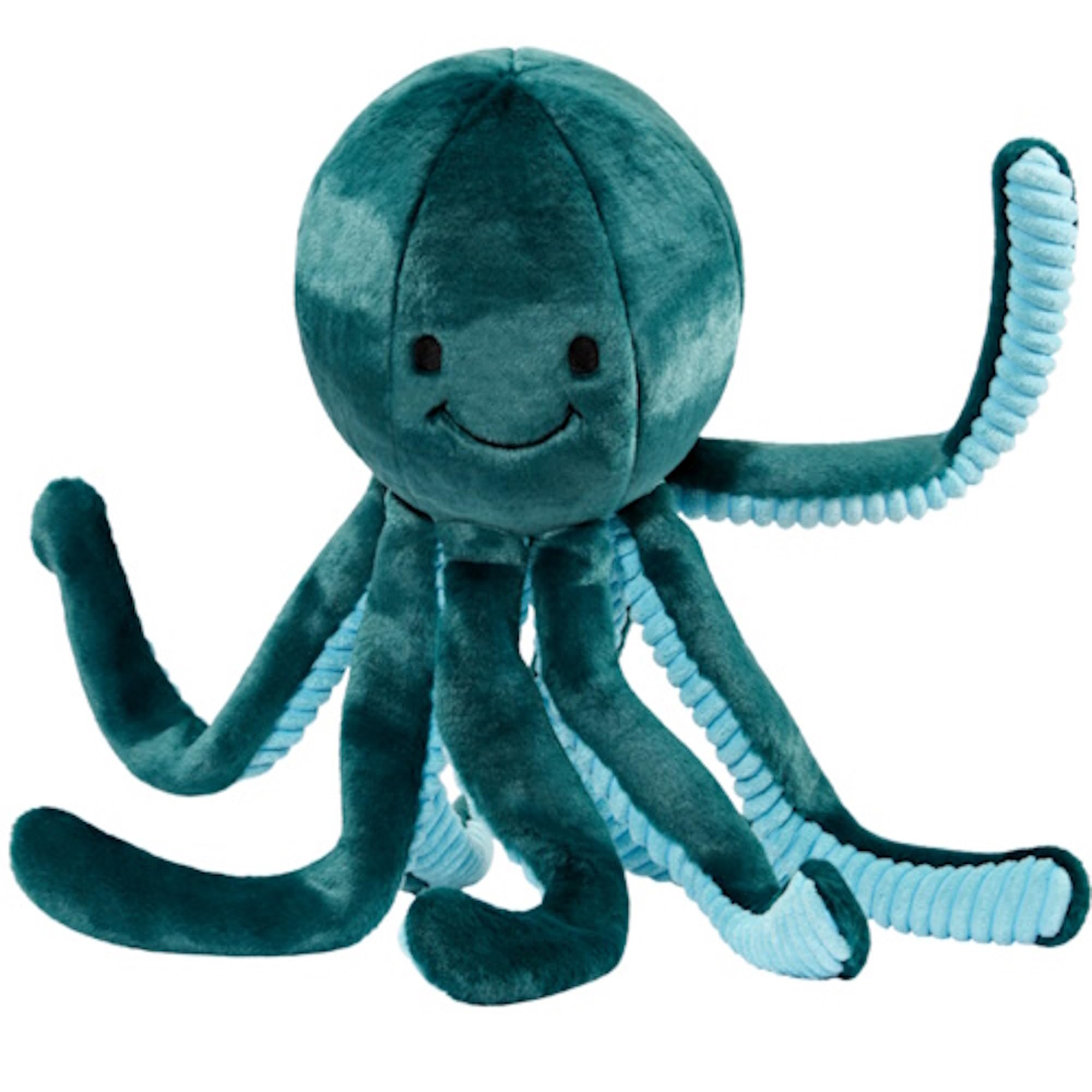 Fluff & Tuff Stevie Octopus Hundespielzeug, 30 cm, Grün