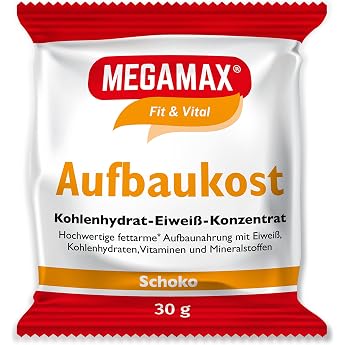 Megamax Building Food Chocolate 30 g Ideal for Strengthening and Underweight Carbohydrate Protein Drinks for Muscle Mass and Muscle Building Weight Gain