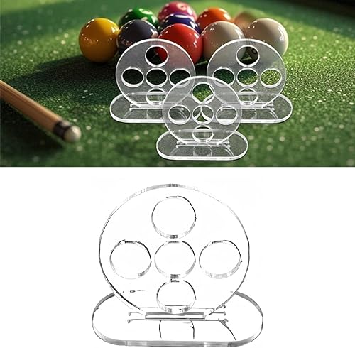 Miniatura 2 de Transparents Acrylic Billiards Cue Training Device for Precisions Strokes Practice and Stable Shootings