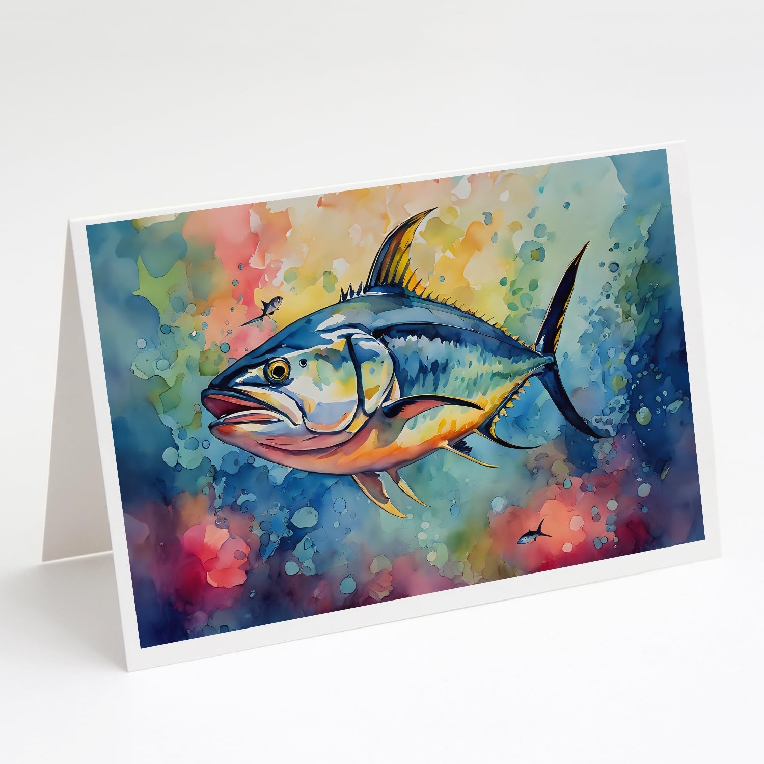 Caroline's Treasures DAC2821GCA7P Sand Dollars Greeting Cards Pack of 8 Blank Cards with Envelopes Whimsical A7 Size 5x7 Blank Note Cards