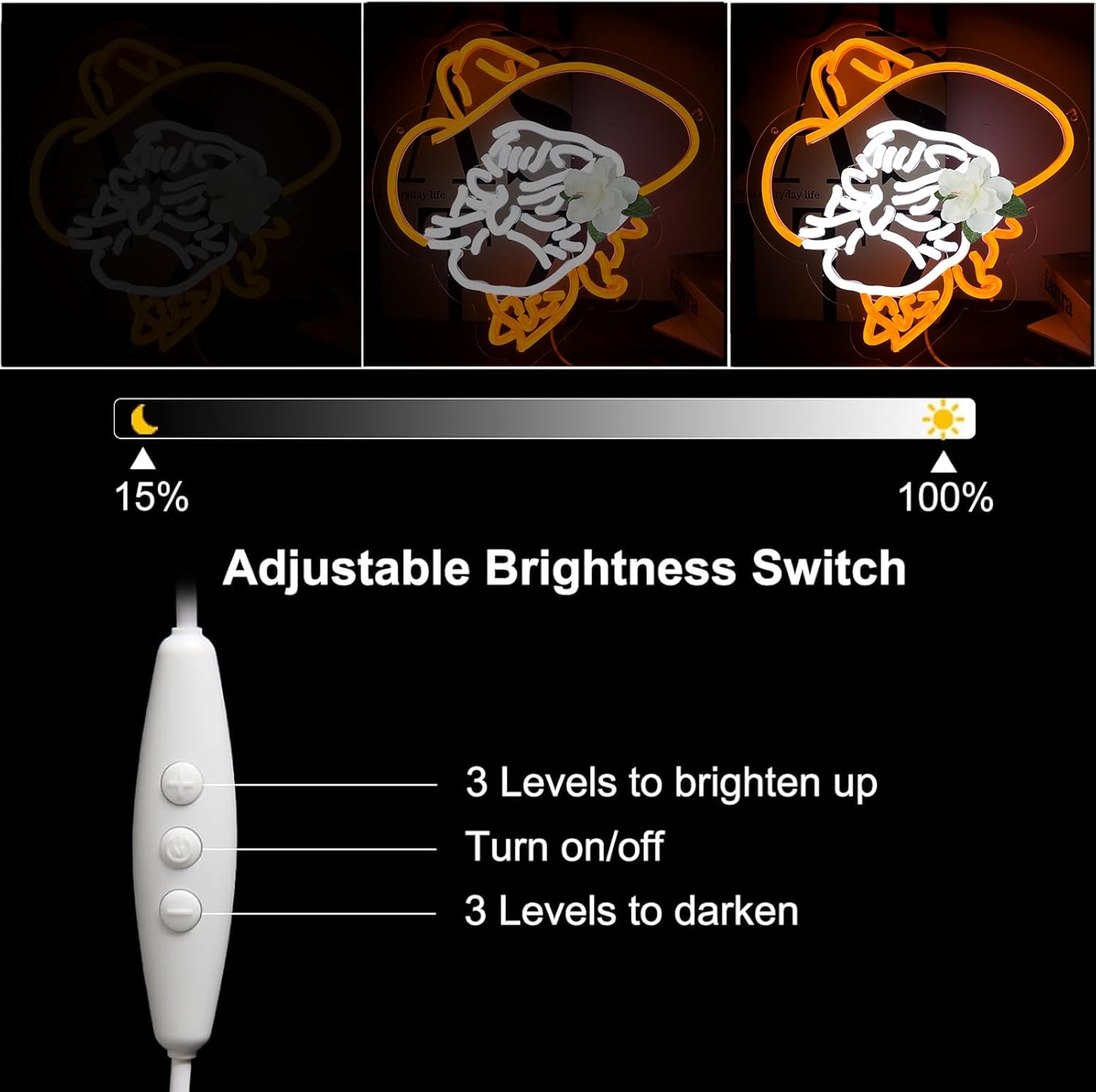 Balanar University Neon Signs for Wall Decor,Dimmable Basketball Team Neon Sign for Bedroom, Bar, Office, Man Cave Best Gifts for Rodeo Enthusiast, Birthday, Christmas12.1 * 12.2inch