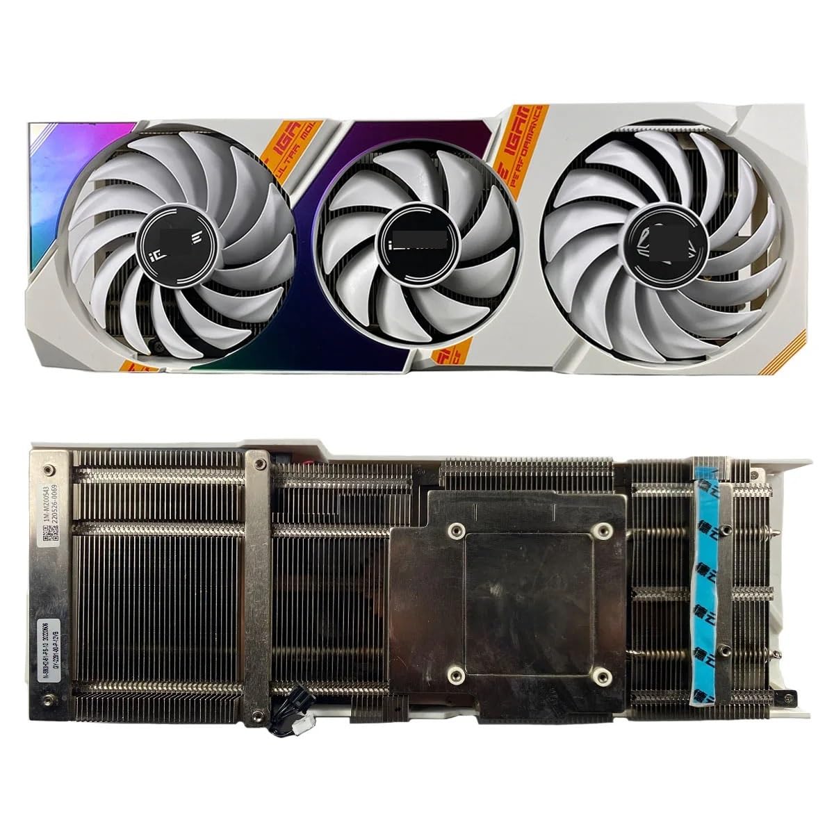 para Colorido para GeForce RTX2060 12GB Tarjeta gráfica Ventilador Conjunto de módulo radiador