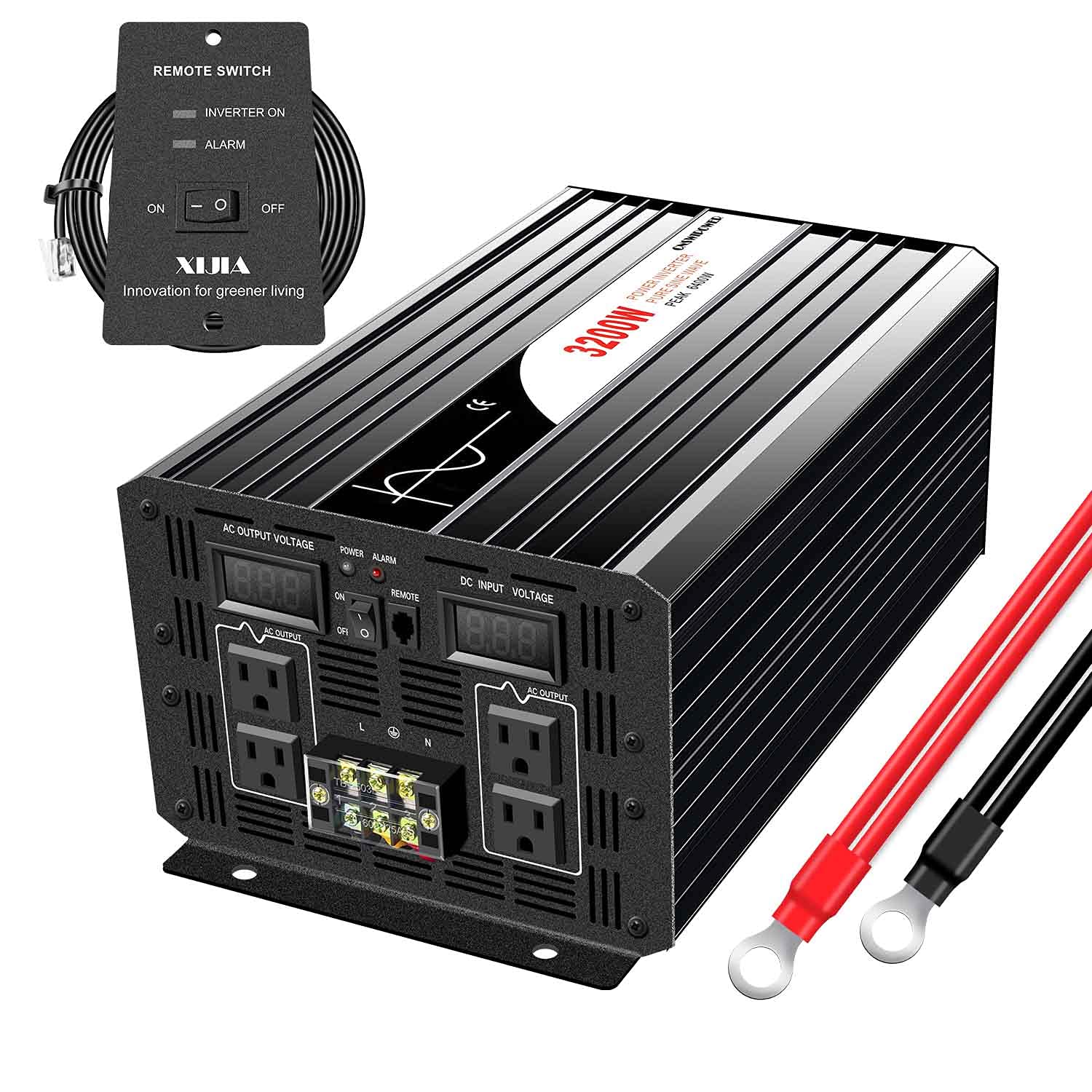 3000 W 48V DC / 100V AC インバーター Amazon.co.jp: Xijia純正弦波 インバーター3200W DC 48VをAC 100V 変換