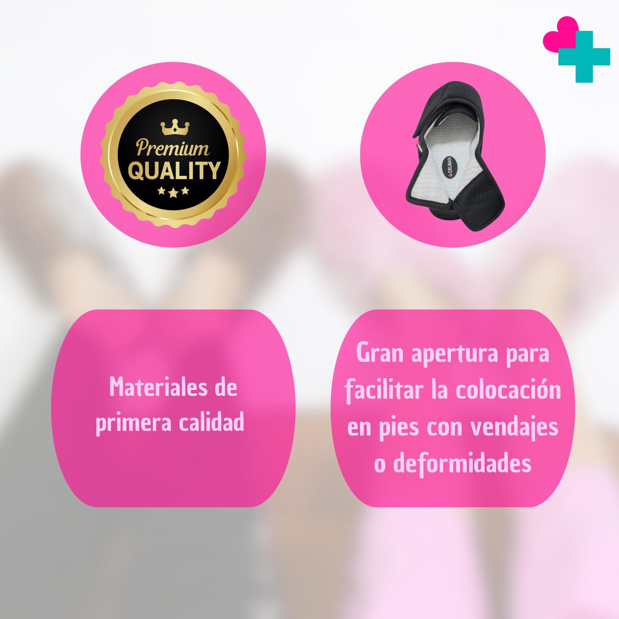 Orliman Zapatos Mujer Ancho Especial con Gran Apertura. Calzado Pie Diabetico Unisex. Zapatos Ortopedicos Mujer para Juanetes. Zapatillas Anchas para Pies Sensibles. Zapatillas Ortopedicas Hombre